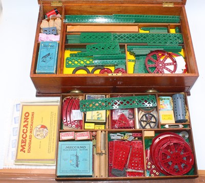 Lot 570 - 1928-35 Meccano outfit no.7, housed in an...