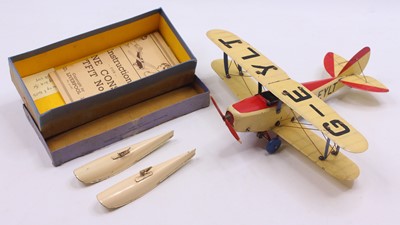 Lot 556 - 1939-45 Meccano constructed aeroplane outfit...