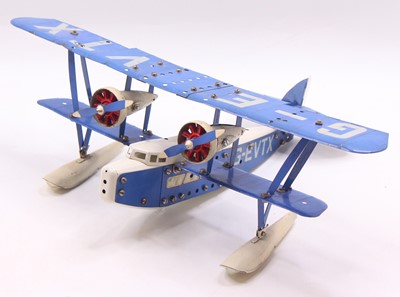 Lot 558 - Meccano made up aeroplane constructor outfit...