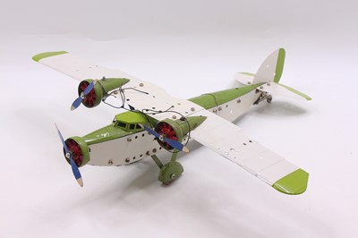 Lot 560 - Meccano No.2 constructor aeroplane,...