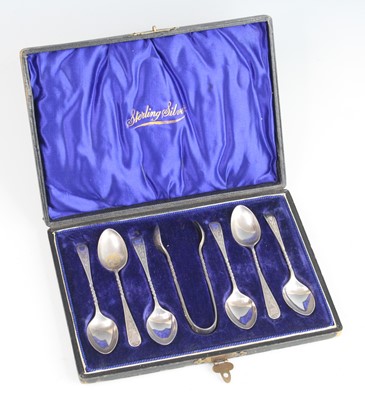 Lot 201 - A set of six late Victorian silver teaspoons,...
