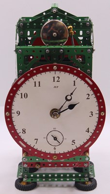 Lot 609 - Meccano made up model of an electric clock,...
