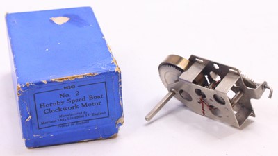 Lot 659 - Meccano Hornby no.2 speed boat clockwork motor,...