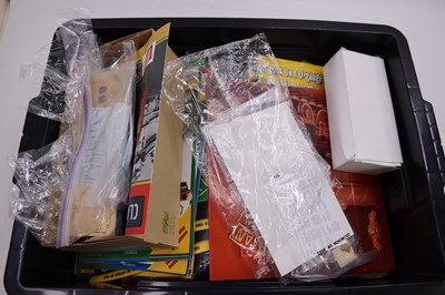 Lot 844 - Hachette Partworks O Gauge white metal and...