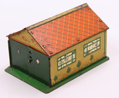 Lot 1106 - Dinky Toys Pre-War No.45 tinplate Garage,...
