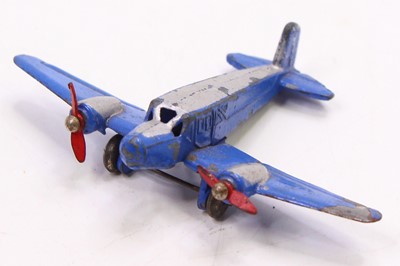 Lot 1177 - French Dinky Pre-war 61b Potez 56 - blue,...