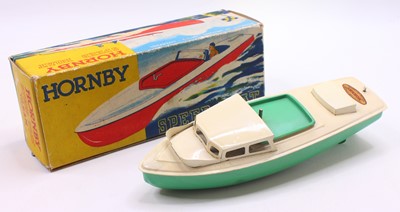 Lot 629 - Hornby speed boat, "Gleam", high speed launch,...