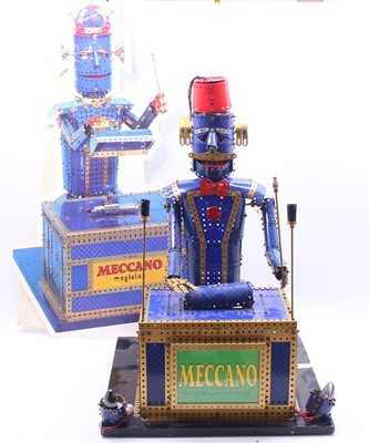 Lot 589 - Large made-up model of a Meccano magician,...