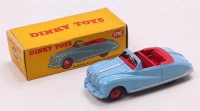 Lot 1019 - Dinky Toys No. 106 Austin Atlantic comprising...