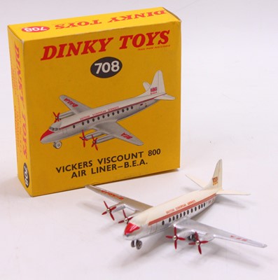 Lot 1208 - Dinky Toys No.708 Vickers Viscount 800...