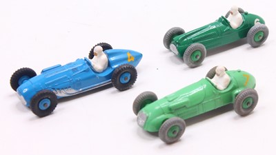 Lot 1363 - Dinky Toys group of 3 loose racing diecasts to...