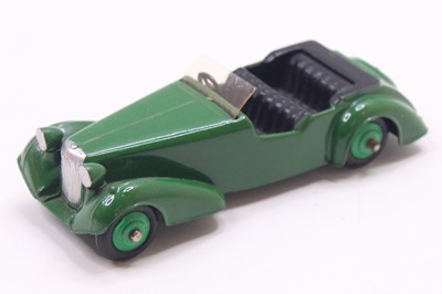 Lot 1154 - Dinky Toys No.38D Alvis Sports, comprising...
