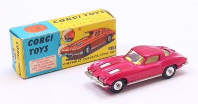 Lot 1523 - Corgi Toys No. 310 Chevrolet Corvette Stingray,...