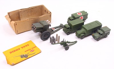 Lot 1257 - Dinky Toys group of 5 loose and playworn...
