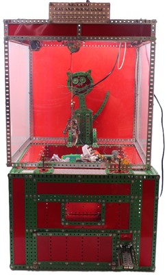 Lot 598 - Meccano made up model of an arcade claw...