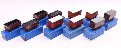 Lot 301 - Ten Hornby Dublo 3 rail LMS and NE boxed...