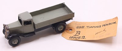 Lot 1147 - Dinky Toys No.25E Tipping wagon, colour scheme...
