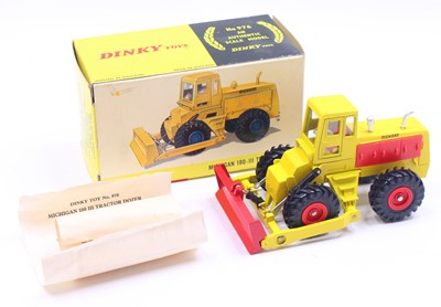 Lot 1067 - Dinky Toys, 976 Michigan 180-III tractor dozer,...