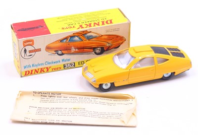 Lot 1039 - Dinky Toys, 352, Ed Straker's Car, yellow body...