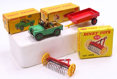 Lot 1219 - Dinky Toys Boxed Farming and Accessory group,...