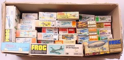 Lot 668 - One box containing 27 Frog plastic aircraft...