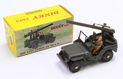 Lot 1152 - French Dinky Toys, 829, Military Jeep Avec...