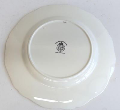 Lot 2082 - A Royal Worcester porcelain cabinet plate,...