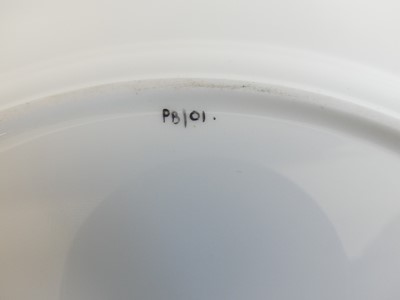 Lot 2082 - A Royal Worcester porcelain cabinet plate,...