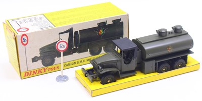 Lot 1154 - French Dinky Toys Military 823 GMC Tanker,...