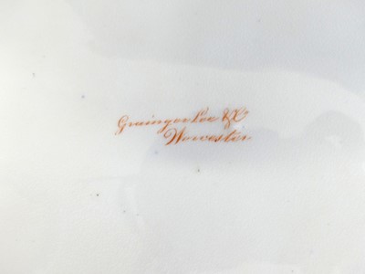 Lot 2049 - A pair of early 19th century Graingers & Co of...