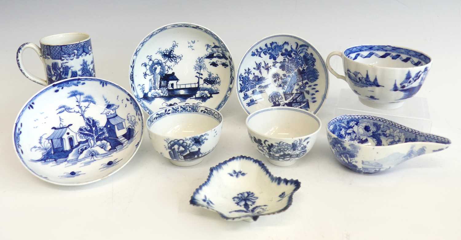 Lot 2048 - A collection of 18th century English porcelain...