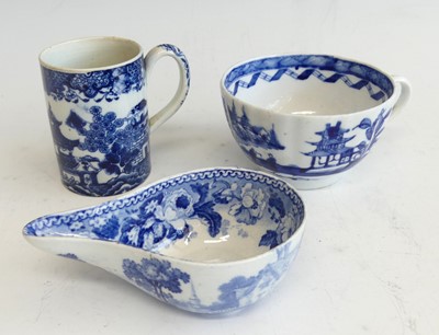 Lot 2048 - A collection of 18th century English porcelain...