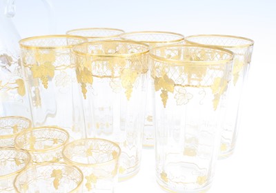 Lot 2083 - A suite of glassware, early 20th century,...