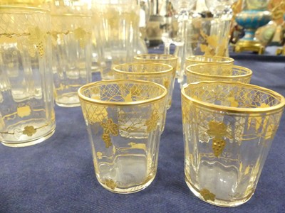 Lot 2083 - A suite of glassware, early 20th century,...