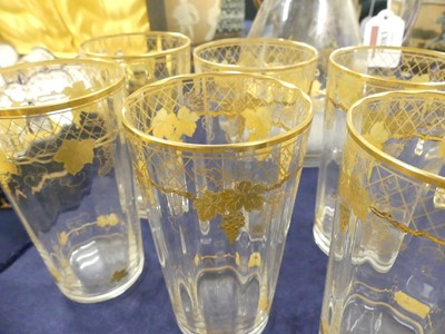 Lot 2083 - A suite of glassware, early 20th century,...