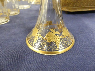 Lot 2083 - A suite of glassware, early 20th century,...