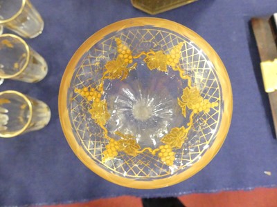 Lot 2083 - A suite of glassware, early 20th century,...