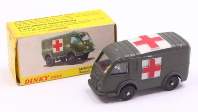 Lot 1158 - French Dinky No.80F Renault Military Ambulance,...