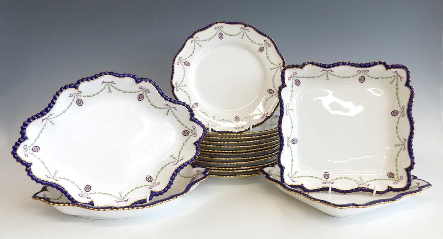 Lot 2078 - A Royal Worcester porcelain part dinner...