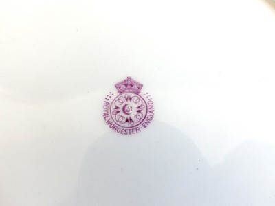 Lot 2078 - A Royal Worcester porcelain part dinner...