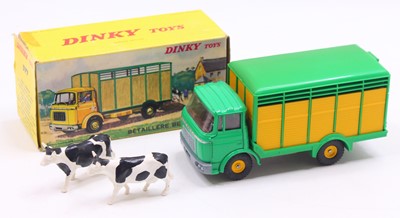 Lot 1139 - French Dinky Toys No. 577, Berliet Livestock...