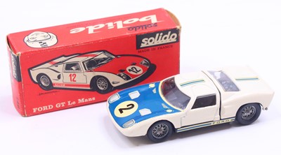 Lot 1511 - Solido No.146 Ford GT Le Mans white, blue...