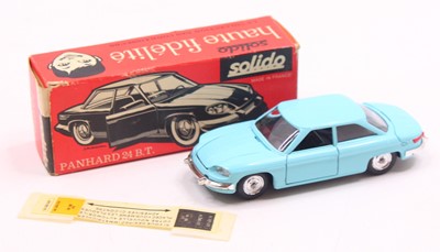Lot 1512 - Solido 143 Panhard 24BT - blue body, black...