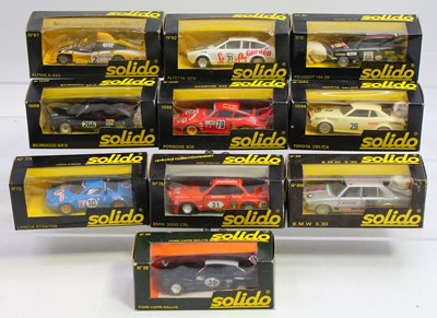 Lot 1544 - Collection on 10 various boxed Solido 1/43rd...