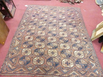 Lot 1116 - An Ersari Turkman woollen carpet, circa 1880,...