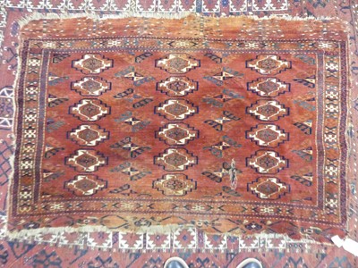 Lot 1131 - A Persian woollen Salor bagface, 85 x 135cm...