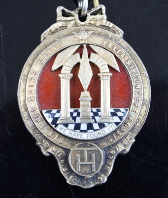Lot 237 - Freemasonry, a collection of regalia to...