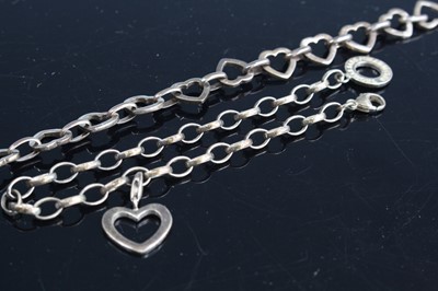 Lot 299 - Thomas Sabo, silver bracelet, together with...