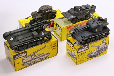 Lot 1533 - Solido Boxed Military Vehicle Group, 4...