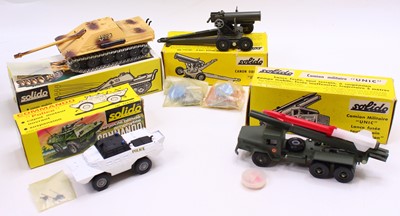 Lot 1534 - Solido Boxed Military Vehicle Group, 4...